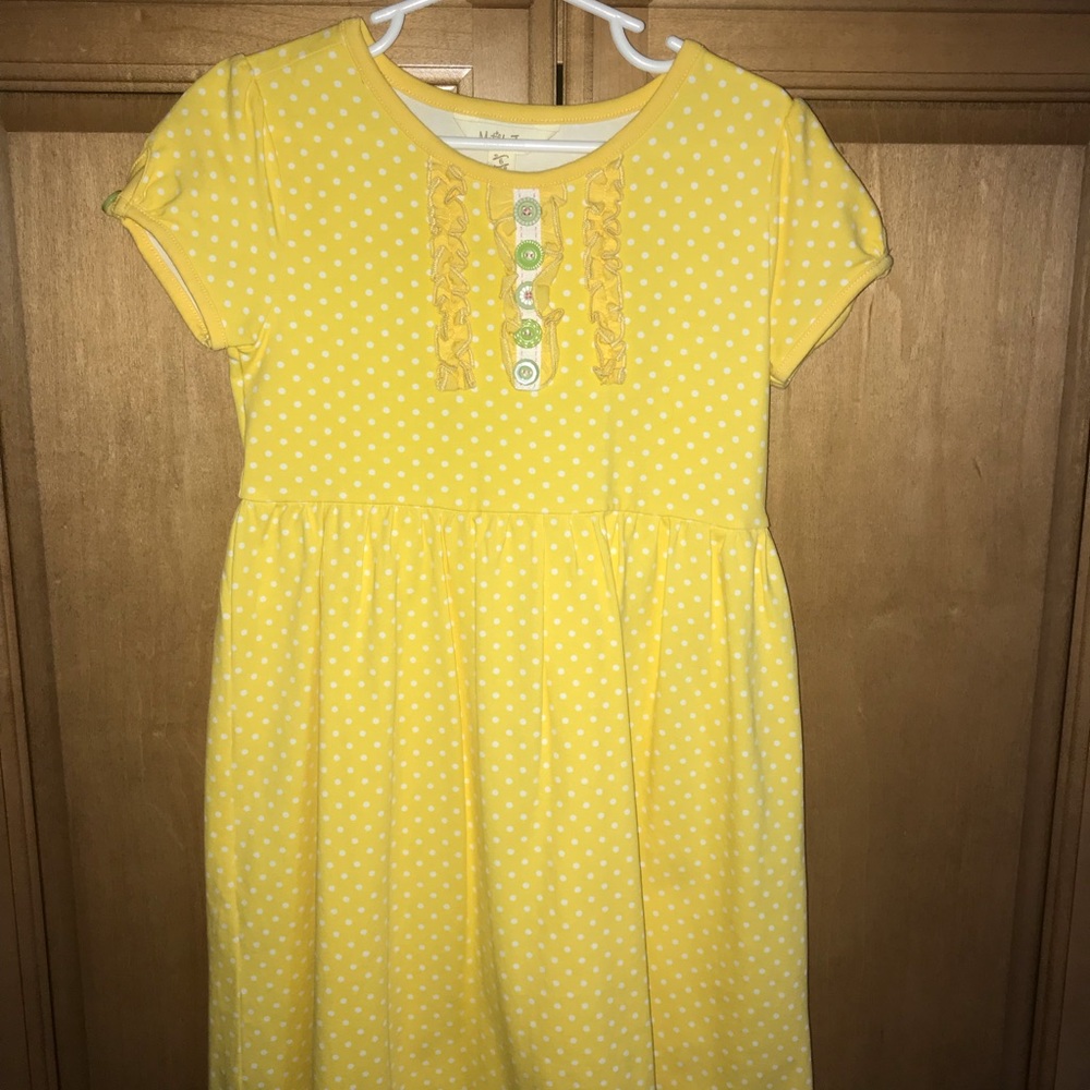 Matilda Jane yellow polka dot dress